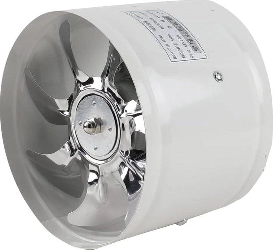 Ventilatore per bagno 8 pollici inline - ventilatore di aspirazione dell'aria - consumo di energia - bagno