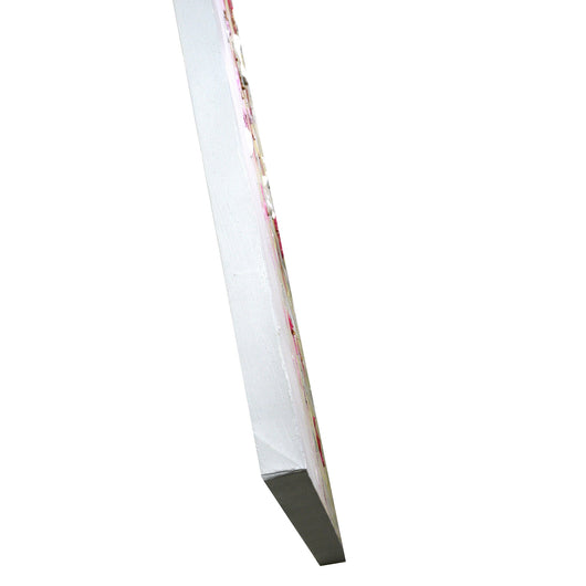 Quadro dipinto fiori cm 50x150x4