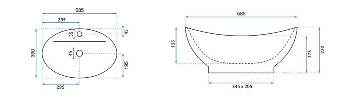 Lavabo Da Appoggio Rea Cindy