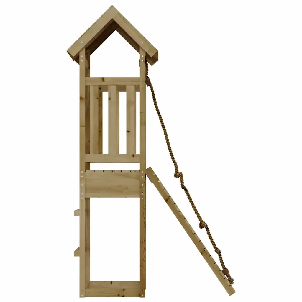 Casetta con Arrampicata in Legno di Pino Impregnato CFW3221278