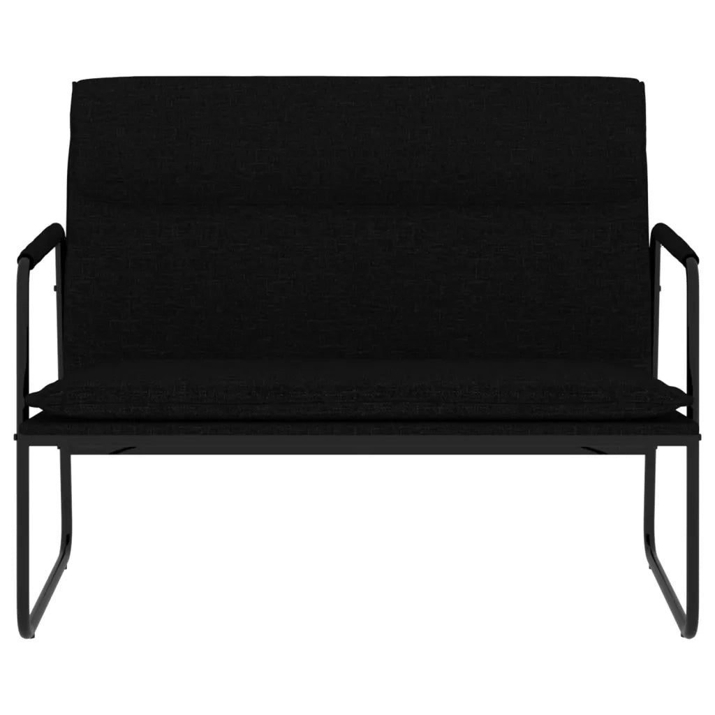 vidaXL Panca Nera 100x64x80 cm in Tessuto