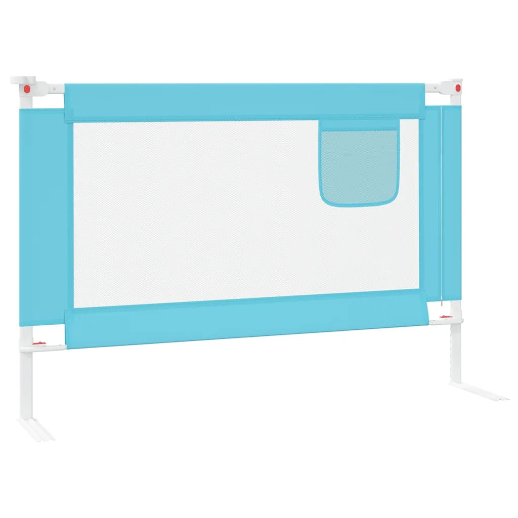Sponda Letto di Sicurezza per Bambini Blu 100x25 cm in Tessuto CFW4475205