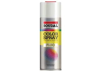 COLOR SPRAY FLUO SMALTO ACRILICO FLUORESCENTE SPRAY- - ml.400 - fucsia fluorescente (160347) - 6 pezzi SOUDAL