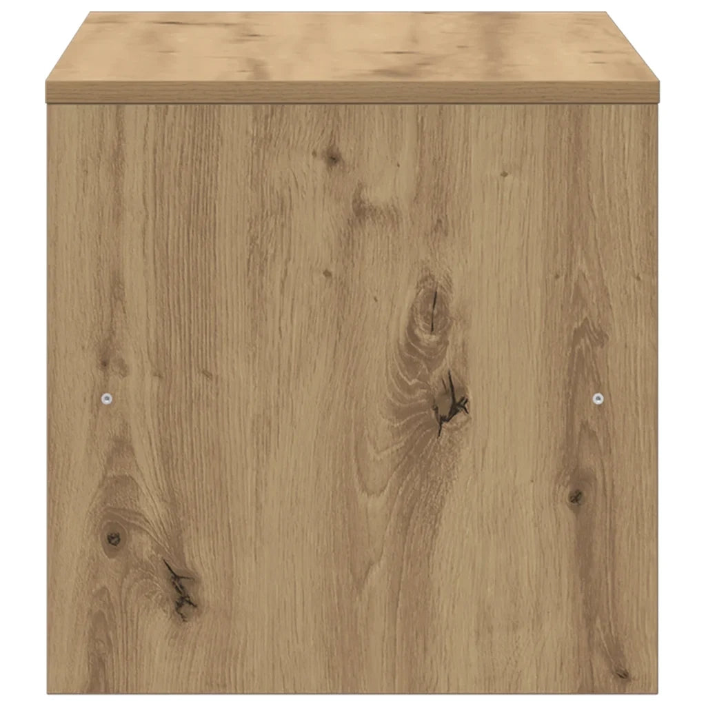 Mobile porta TV di grandi dimensioni con ampio spazio contenitivo per soggiorno 80 x 40 x 40 cm realizzato in rovere composito finitura artigianale 02_0050677