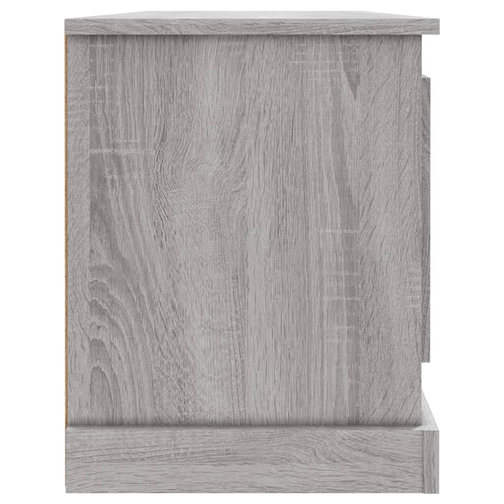 Mobile TV multimediale mensola TV credenza TV sala da pranzo soggiorno camera da letto Sonoma 100 x 35,5 x 45 cm legno ingegnerizzato grigio 02_0028343