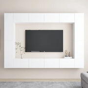 Set Mobile TV 8 pz Bianco in Truciolato cod mxl 22663