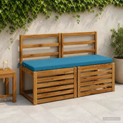 Cuscino per panchina SOEST 100% Poliestere Azzurro 948832