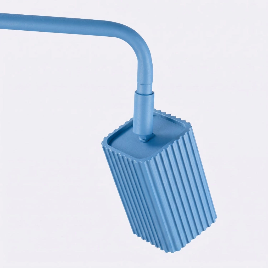 Lampada da terra RAYO 1 azzurra