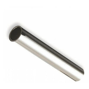 Tubo cromato liscio con flangia 250 mm diametro 32