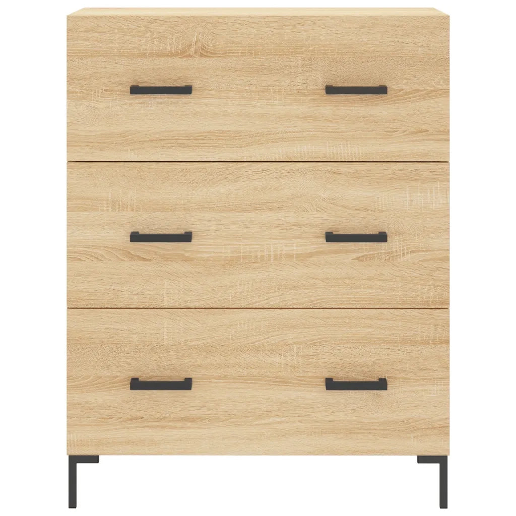 Credenza | Madia | Buffet da pranzo | Armadio da pranzo Rovere Sonoma 69,5x34x180 cm in Legno Multistrato