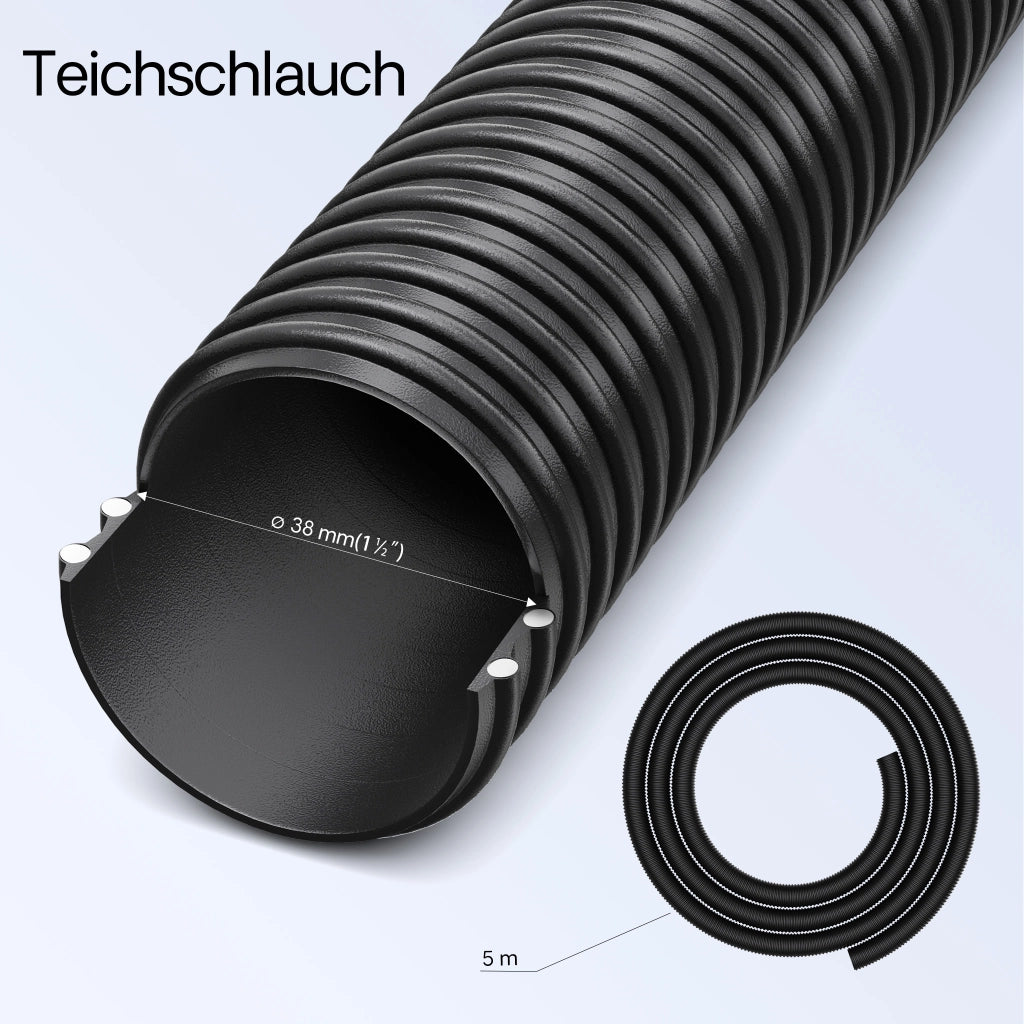 Set filtrante per laghetto CPF-15000 fino a 30000l UVC 18W Pompa NEO6000 Tubo