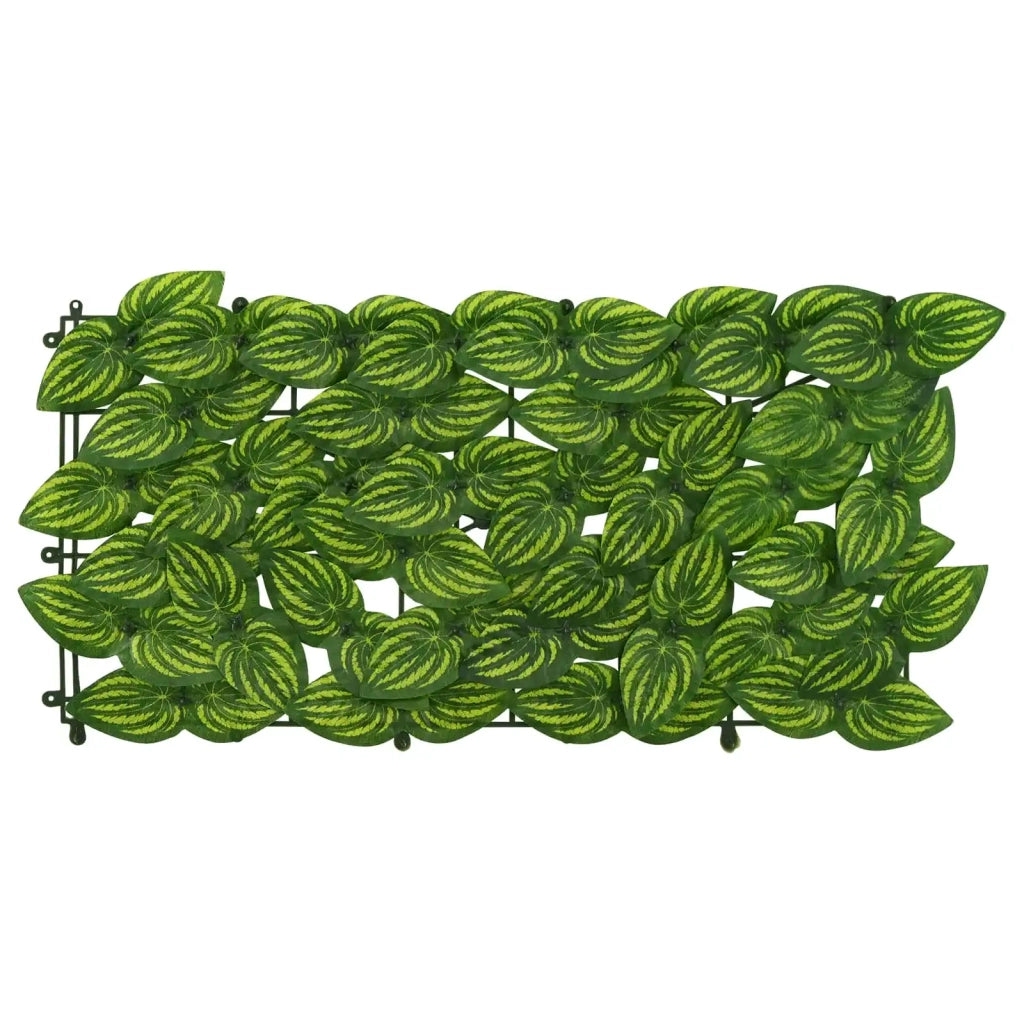 Schermo per balcone con foglie Verde e Giallo 400 x 150 cm