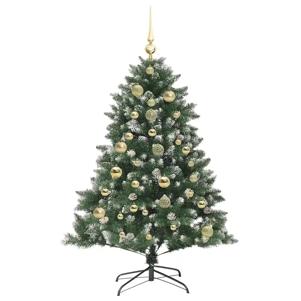 Albero di Natale | Decorazioni natalizie artificiale con 150 LED Verde 150 cm