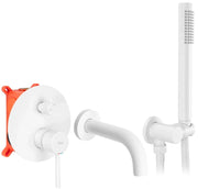 Rubinetto Da Vasca Rea Lungo White Matt + Box