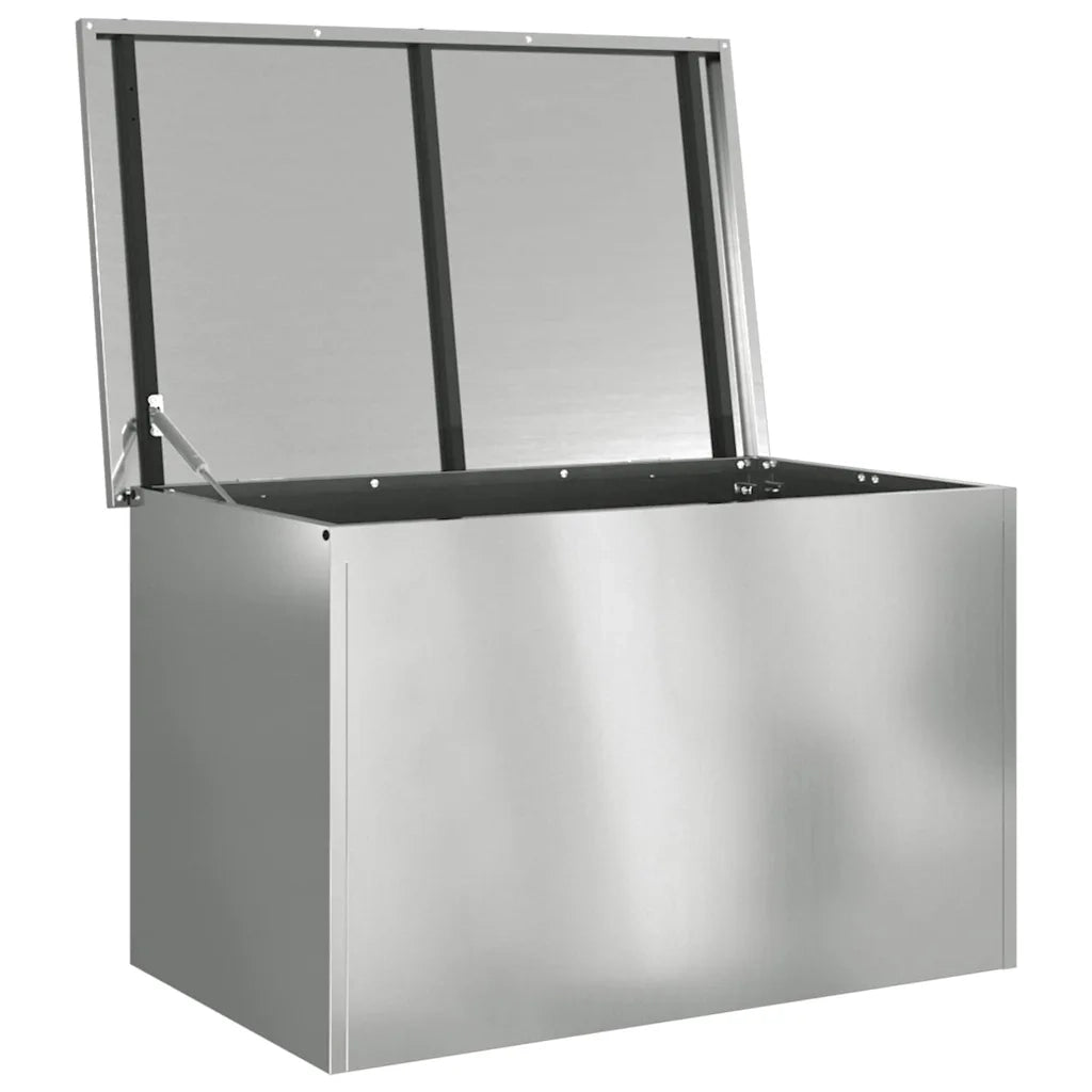 Scatola di Stoccaggio Esterno Argento 80 x 50,5 x 50 cm Acciaio 874572