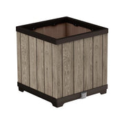 Fioriera keter k260788 signature knock down planter square ashwood