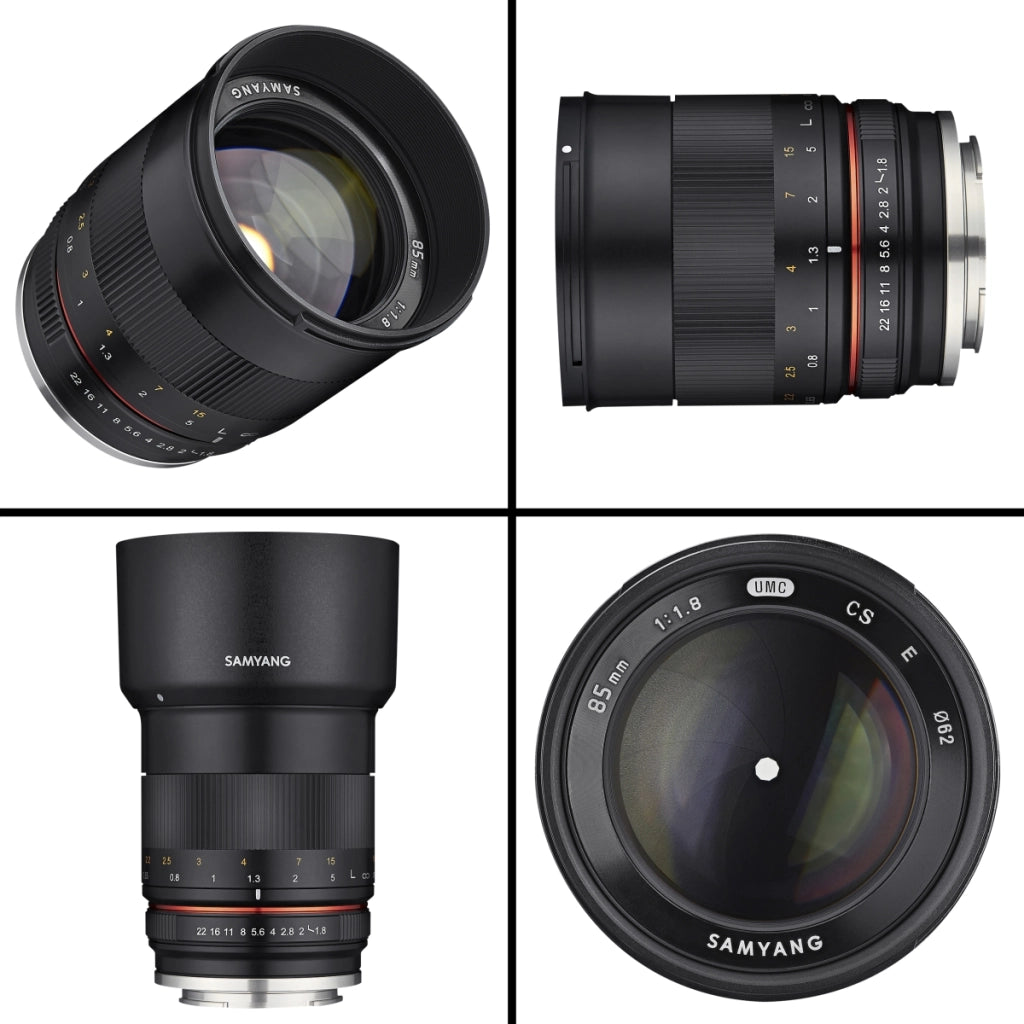 MF 85mm F1.8 ED UMC CS Sony E - obiettivo manuale con lunghezza focale fissa di 85mm per fotocamere mirrorless APS-C con innesto Sony E, filettatura del filtro da 62mm