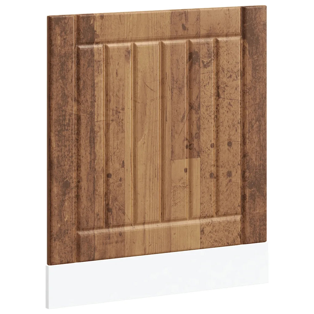 Pannello Lavastoviglie Lucca Legno Antico in Legno Multistrato