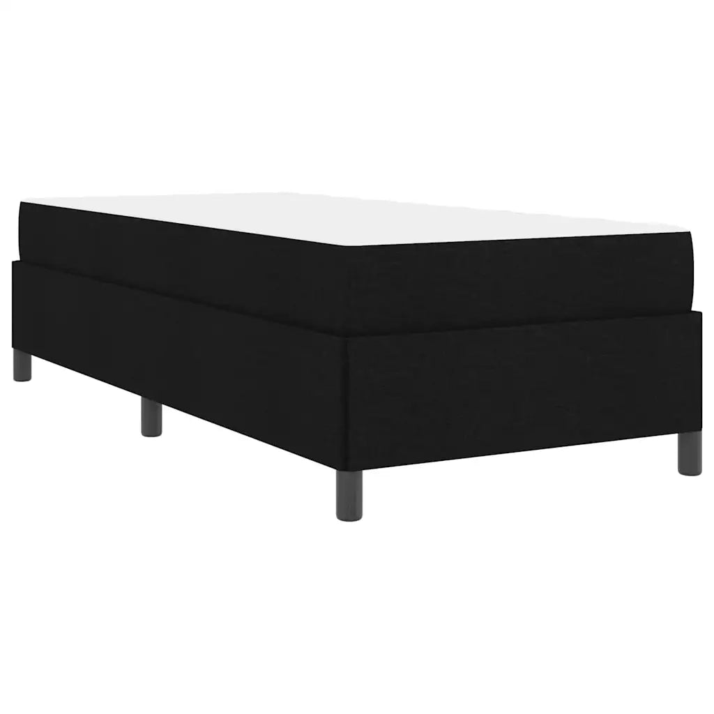 Letto a molle Nero 90 x 200 cm Tessuto 3398831