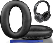 Orecchie per Sony WH-1000XM2 & MDR-1000X cuffie - Isolazione acustica aggiunta spessore Orecchie e Gomme (nero)