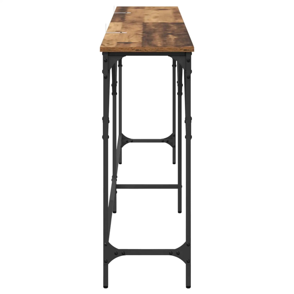 Tavolo consolle Legno vecchio 180 x 30 x 75 cm 882878