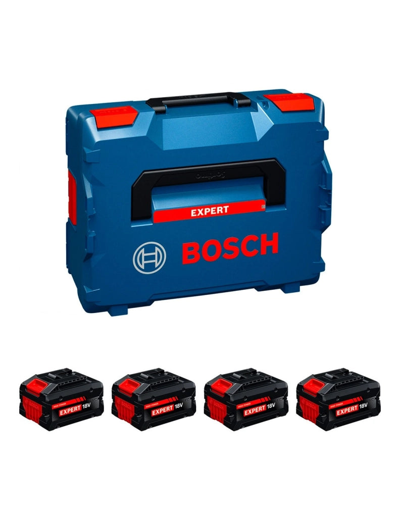 Pack BOSCH (4 x EXBA 18V-55 + L-Boxx 136)