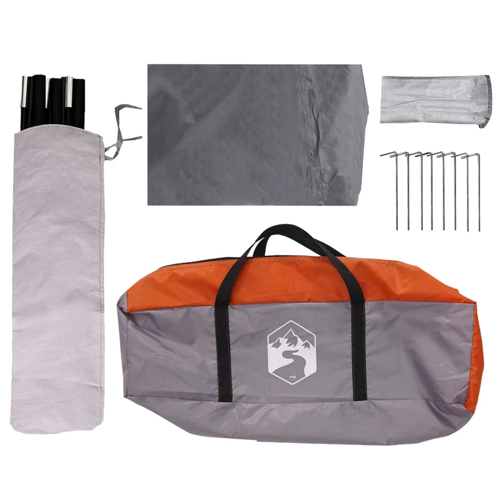Tenda da veicolo Grigio e arancione 518 x 580 x 215 cm 42028557