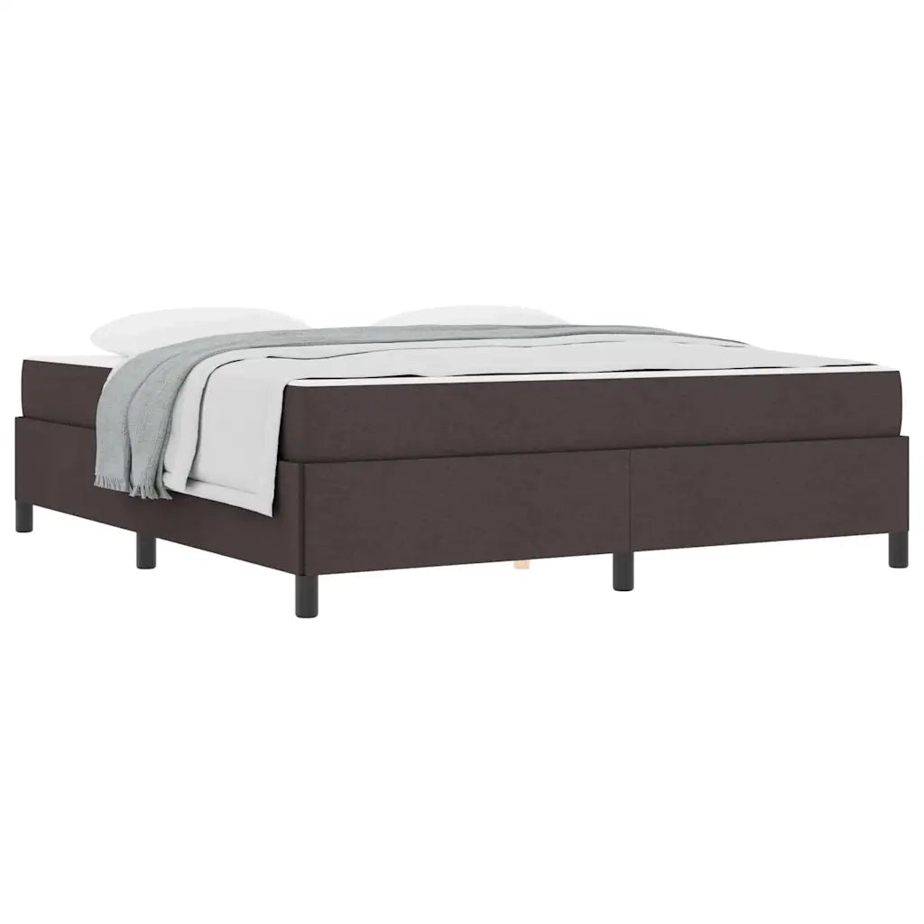 vidaXL Letto a molle Marrone 180 x 200 cm