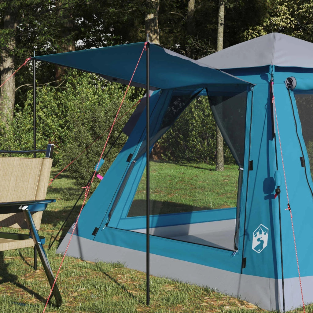 Tenda Istantanea con Catena per la Pioggia per 3 Persone con Rilascio Veloce-Tenda da campeggio 258676