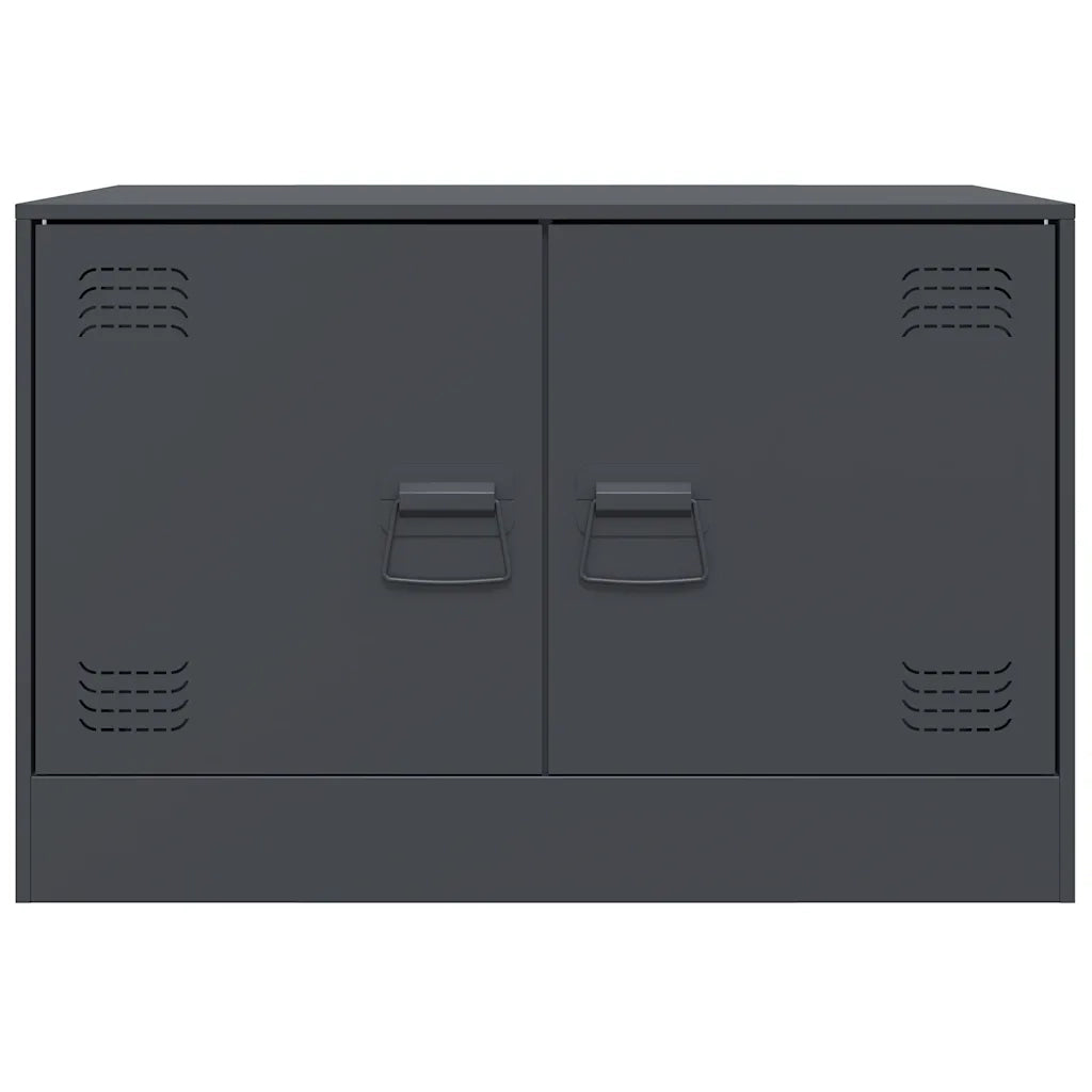 Mobile TV Antracite 67x39x44 cm in Acciaio