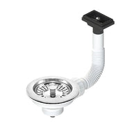Piletta rettangolare 114 mm con troppo pieno
