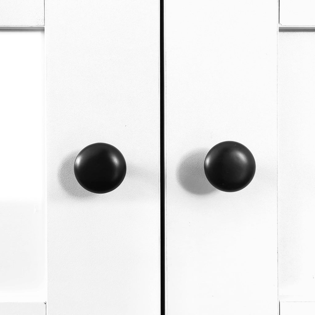 Mobile ingresso bianco con panca; 4 ganci e 2 vani aperti; 101;5 x 183 cm; in truciolare