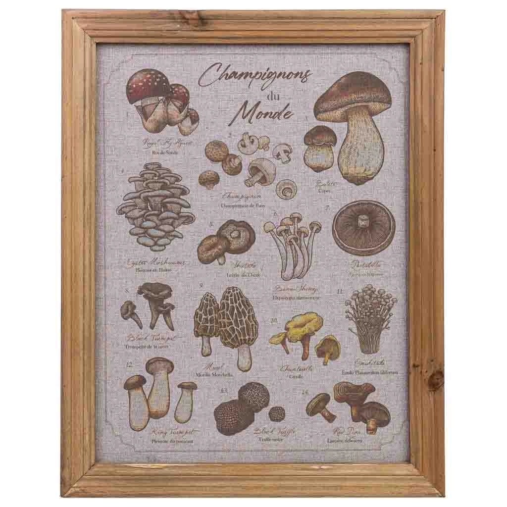 Quadro in tela stampata con cornice in legno, 33x43x1,8