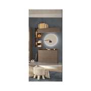 Comò 3 cassetti Quinn colore bronzo mercure