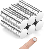 30 pezzi di magneti neodimio, 12×2 mm magneti adesivi forti, extra forti, per banchi magnetici e frigoriferi