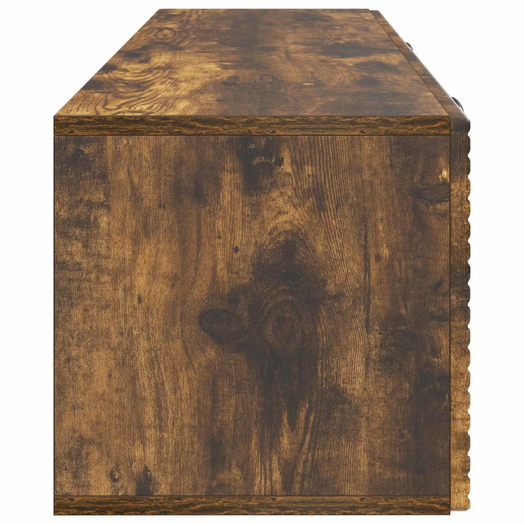 Mobile Porta TV da Muro Rovere Fumo 98 x 31 x 30 cm