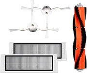 Filtro di Sostituzione Duraturo - Set di Spazzole Multifunzionali - Filtro H-EPA (2x) - Spazzole Laterali (2x) - Adatto per Robot S50 - Resistente e Facile da Pulire - Accessori per Aspirapolvere
