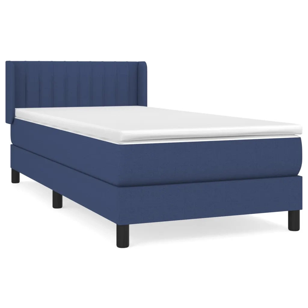 Giroletto a Molle con Materasso Blu 90x190 cm in Tessuto 3129839