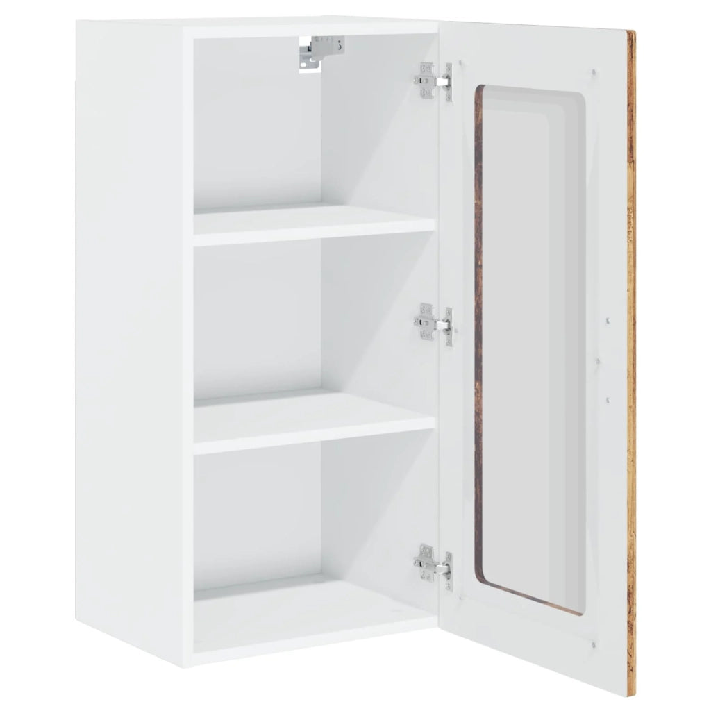 Mobile da cucina con lo scaffale-Armadio da cucina Legno vecchio 40 x 31 x 80 cm 381610