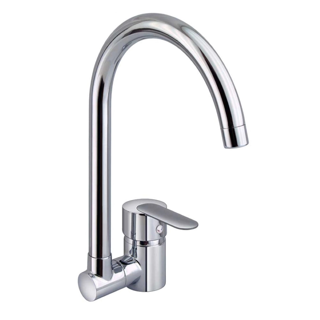 Rubinetto lavello sottofinestra con bocca ribaltabile
