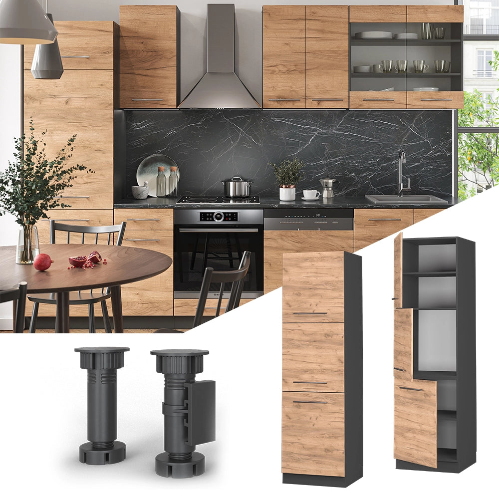 Vicco Mobile per forno da incasso Quercia dorata 60 cm