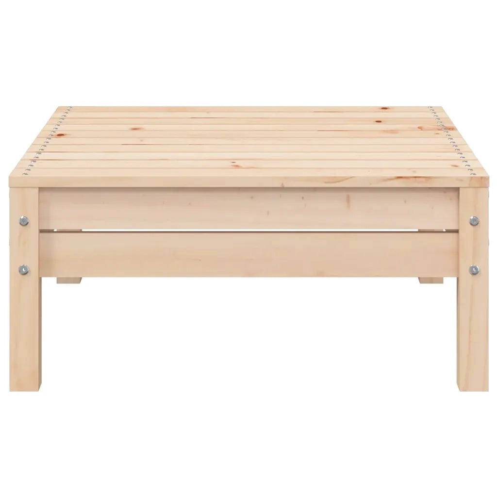 Set Divani da Giardino 3 pz con Cuscini Crema Massello di Pino 806676