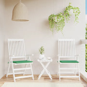 Cuscini per Sedia 2 pz Verdi 40x40x4 cm in Tessuto Oxford 314012