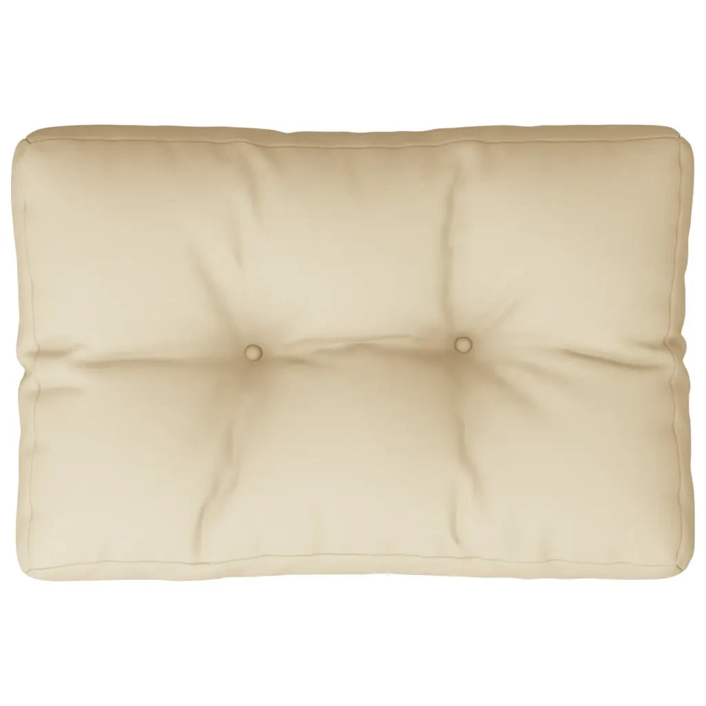 Cuscino per Pallet Beige 50x40x12 cm in Tessuto 360538