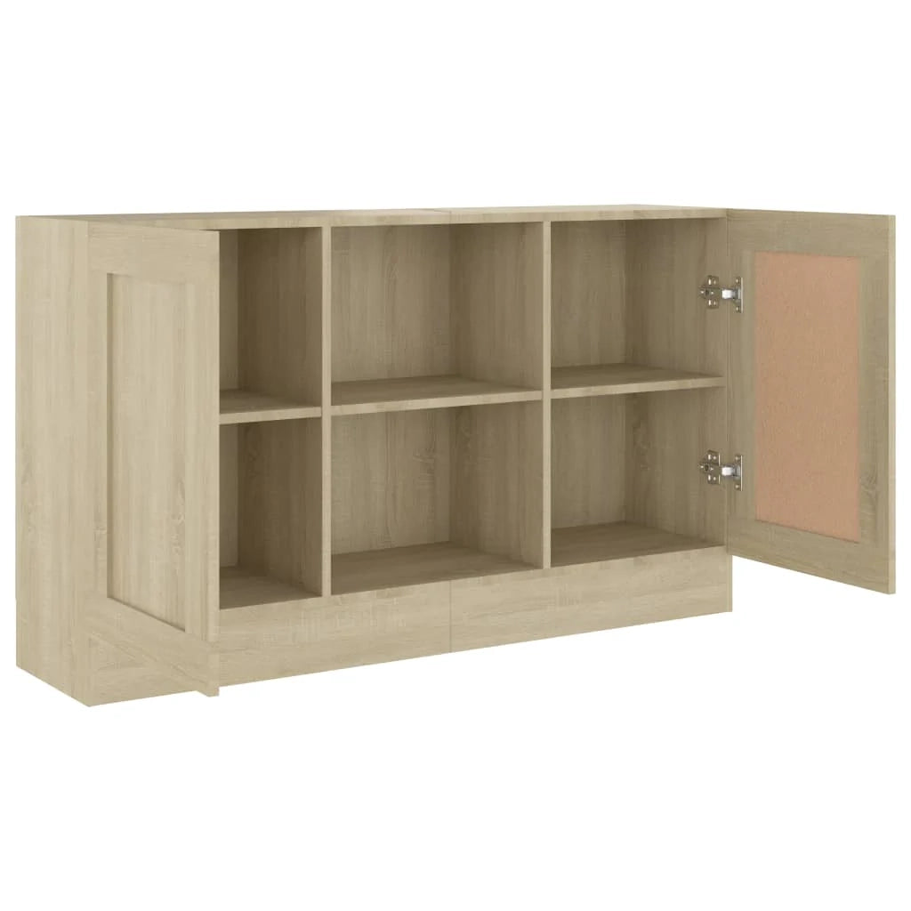 Credenza cassettiera cassettiera mobile contenitore organizer cucina soggiorno soggiorno Sonoma 120 x 30,5 x 70 cm derivati ​​del legno marrone 02_0031491