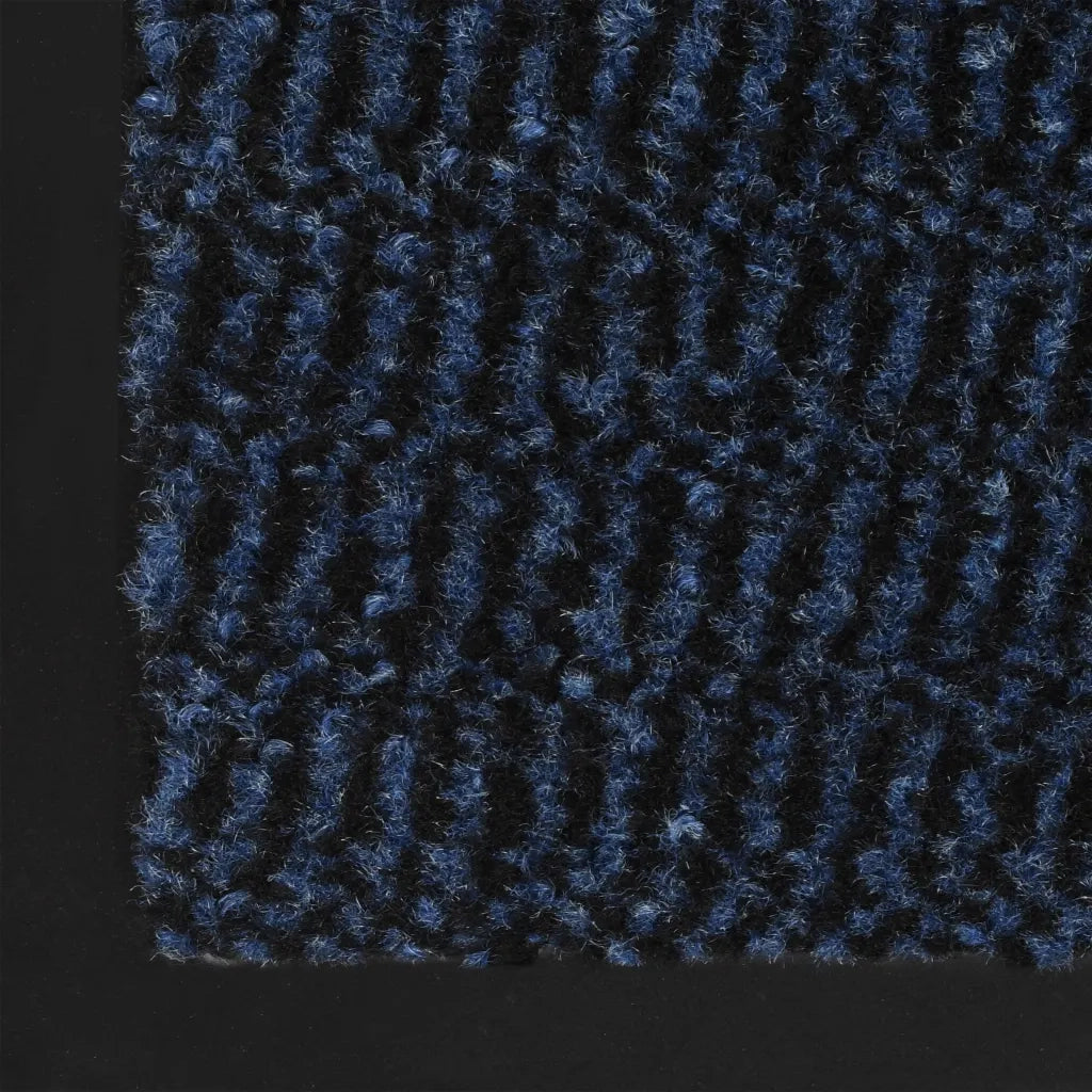 Zerbino | Tappeti Antipolvere 2 pz Rettangolari Trapuntati 120x180cm Blu