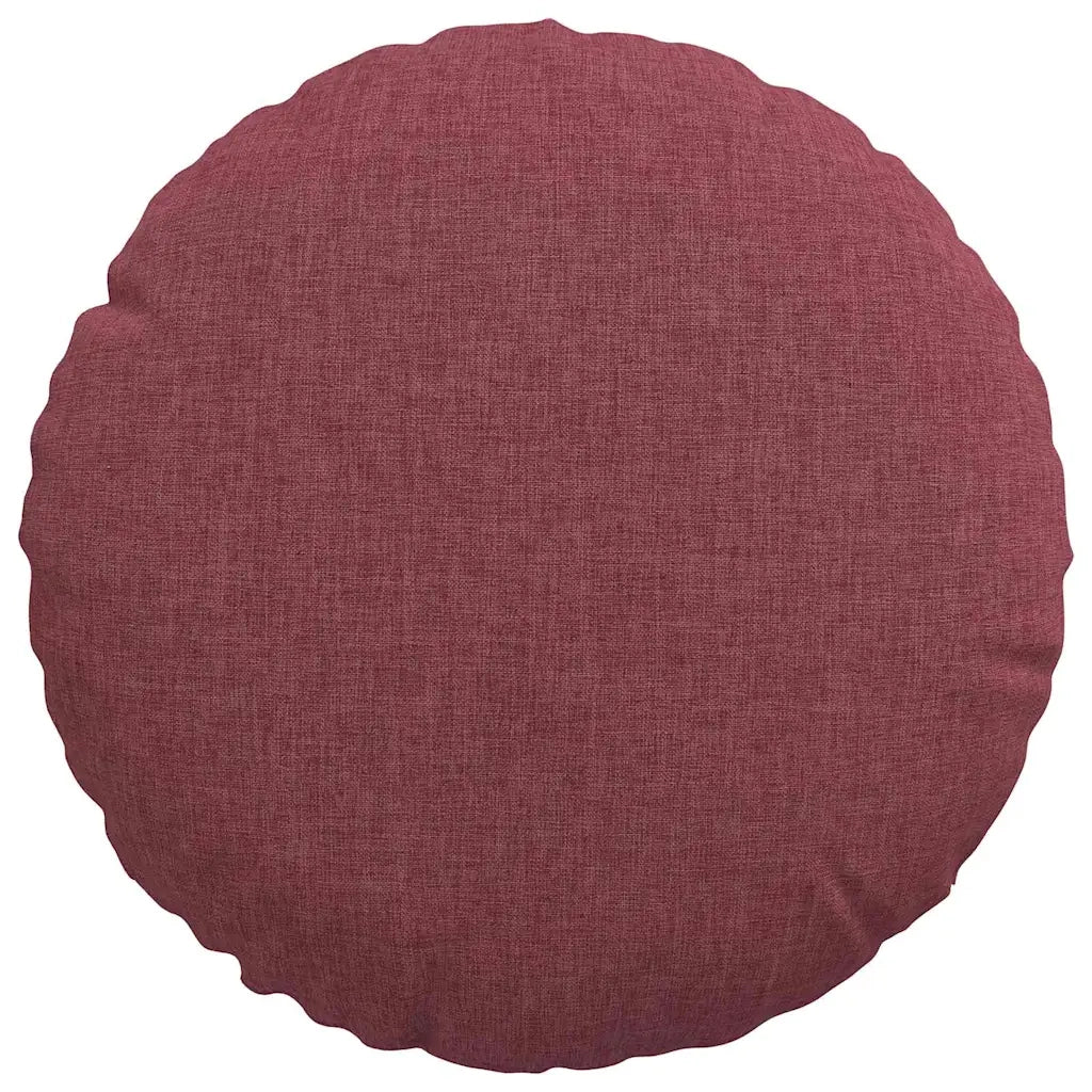 Cuscini per Seduta 2 pz | Cuscini per sedie Rosso Vino ?30 x 13 cm Tessuto