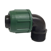 GOMITO a 90  °  FILETTATO MASCHIO- D. 16 x 1/2- IRRIT- pezzi 1