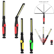 LAMPADA TORCIA LAVORO CALAMITA PORTATILE RICARICABILE SLIM REGOLABILE LED COB