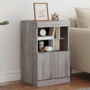 Credenza con Luci LED Grigio Sonoma 41x37x67 cmcod mxl 86299